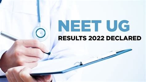 NEET UG results 2022 declared at neet.nta.nic.in, here's link for score.
